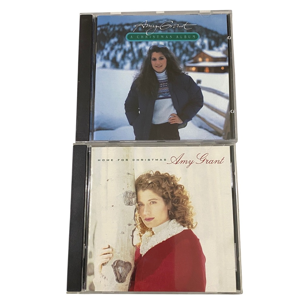 Amy Grant CD Lot A Christmas Album Home for Christmas 2 Disc Lot Vintage 80s 90s